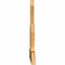 Ekena Millwork Saratoga Rough Sawn Timber Gable Bracket, Western Red Cedar, 60"W x 35"H x 2"D x 6"F, 14/12 Pitch GBW060X35X0206SAR00RWR - alternate 2